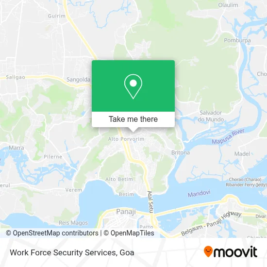 Work Force Security Services map