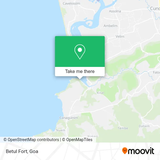 Betul Fort map