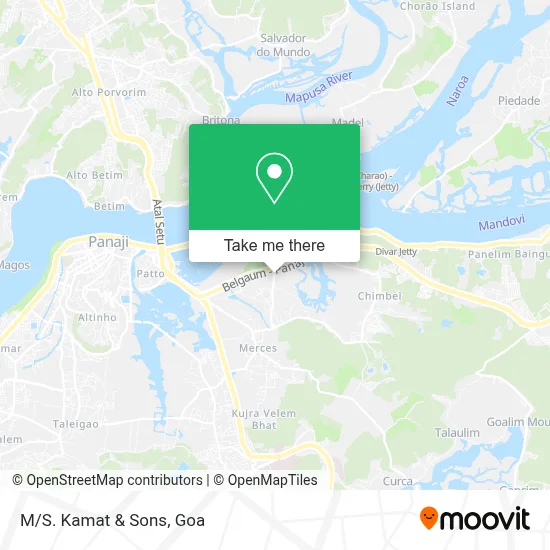 M/S. Kamat & Sons map