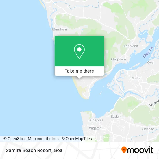 Samira Beach Resort map