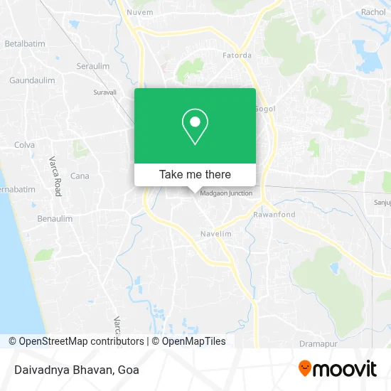 Daivadnya Bhavan map