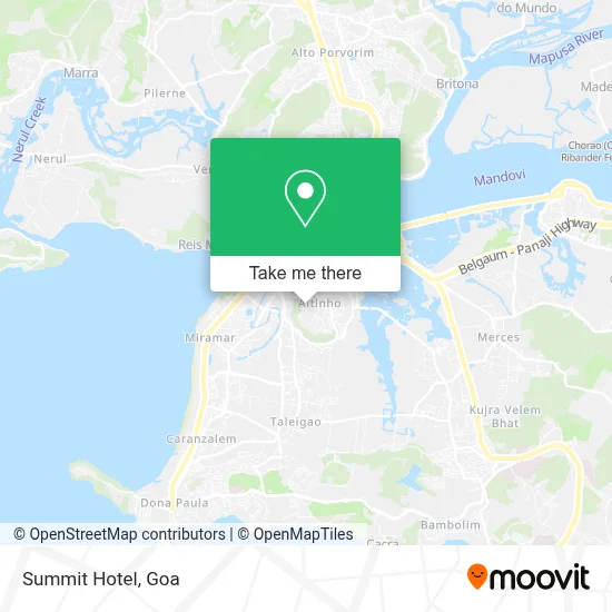 Hotel Summit map