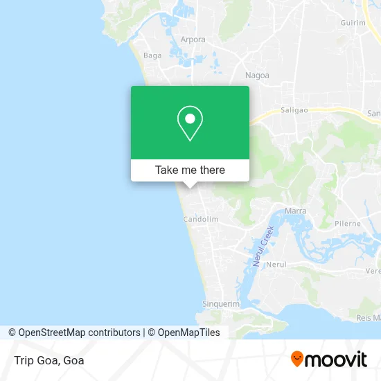 Trip Goa map