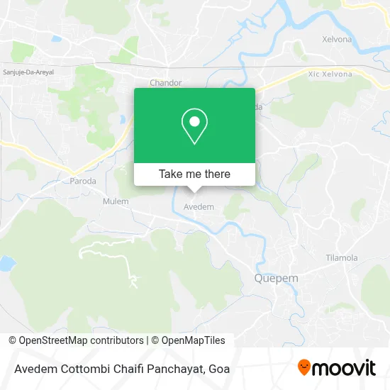 Avedem Cottombi Chaifi Panchayat map