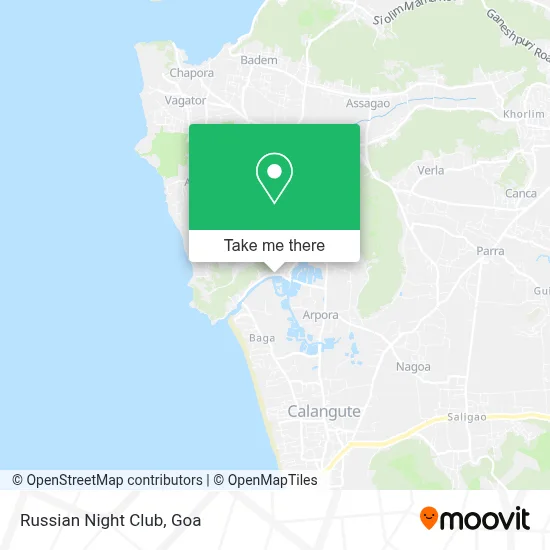 Russian Night Club map
