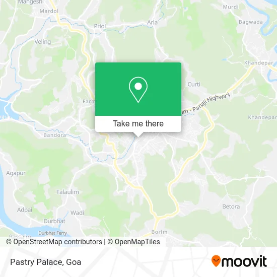 Pastry Palace map