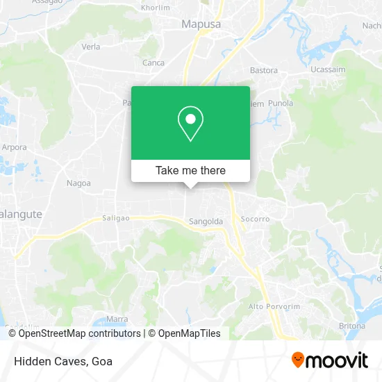 Hidden Caves map