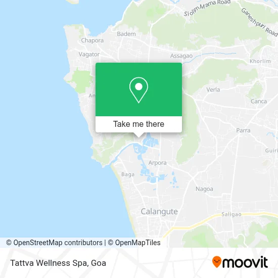 Tattva Wellness Spa map
