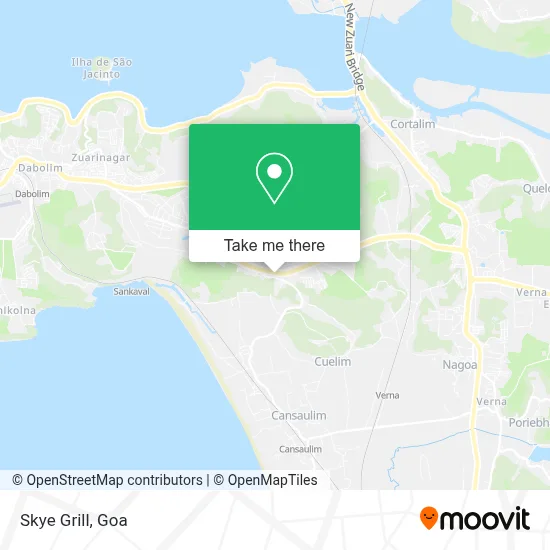 Skye Grill map