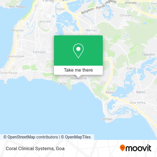 Coral Clinical Systems map