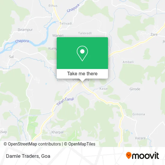 Damle Traders map