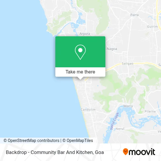 Backdrop - Community Bar And Kitchen map
