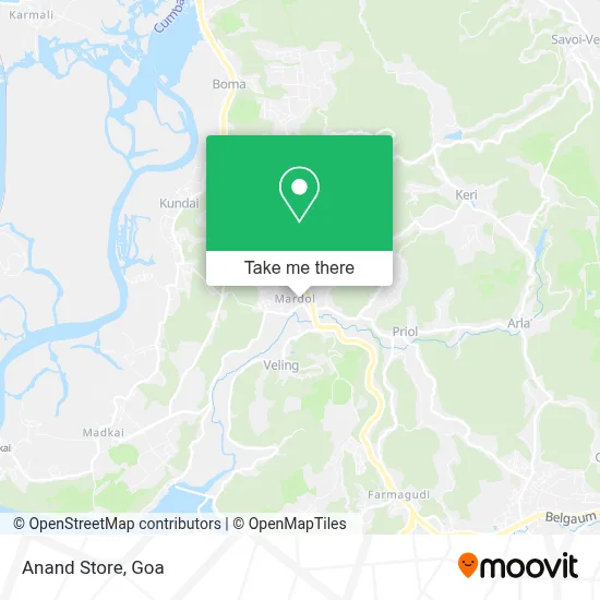 Anand Store map