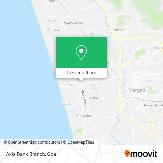 Axis Bank Branch map
