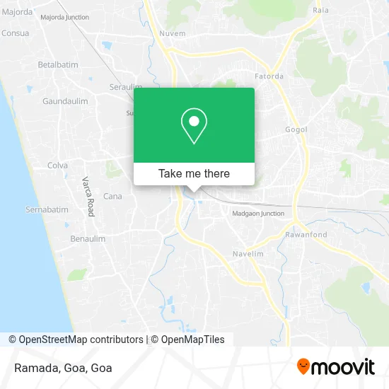 Ramada, Goa map