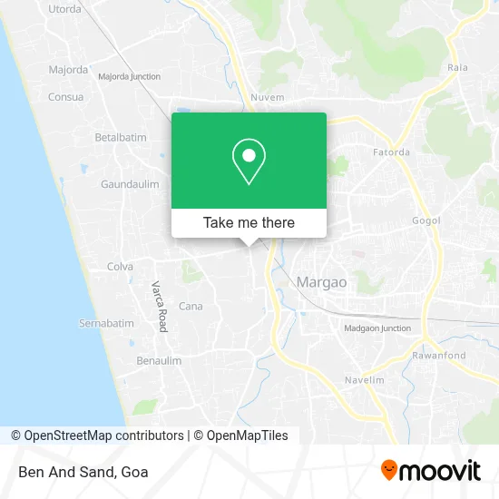 Ben And Sand map