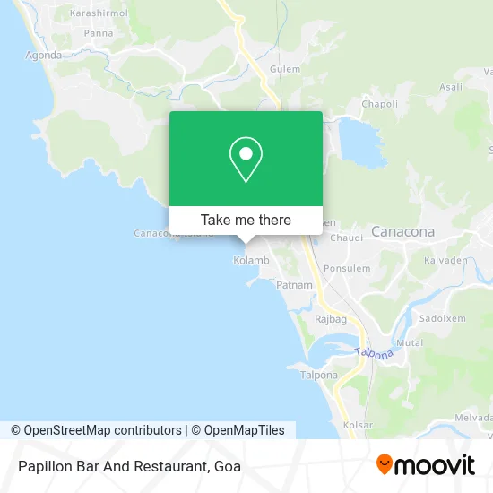 Papillon Bar And Restaurant map