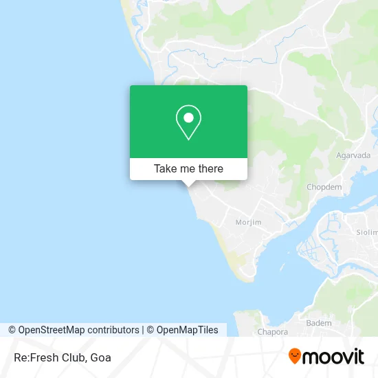 Re:Fresh Club map