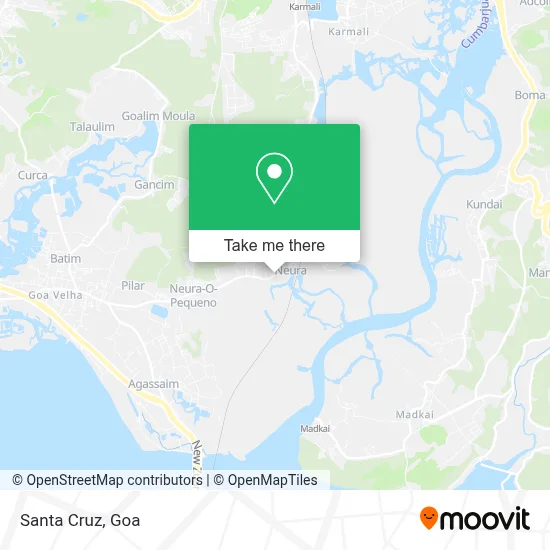 Santa Cruz map