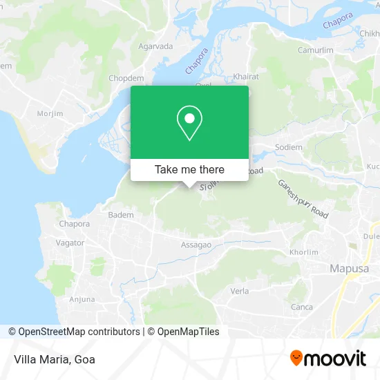 Villa Maria map