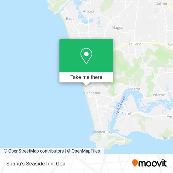 Shanu's Seaside Inn map