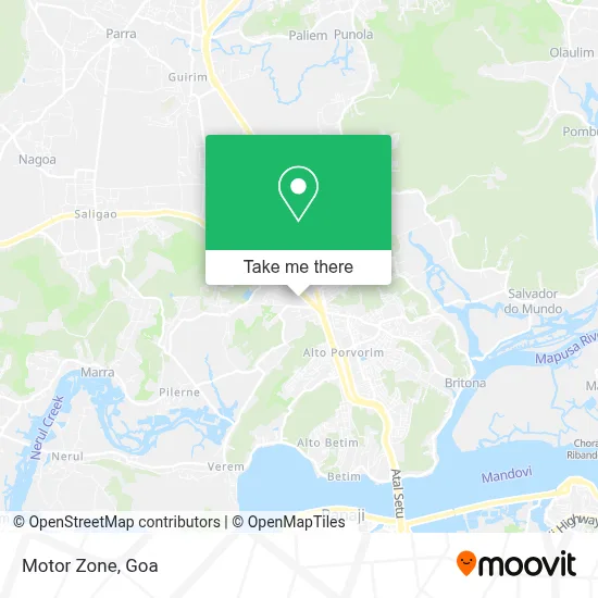 Motor Zone map