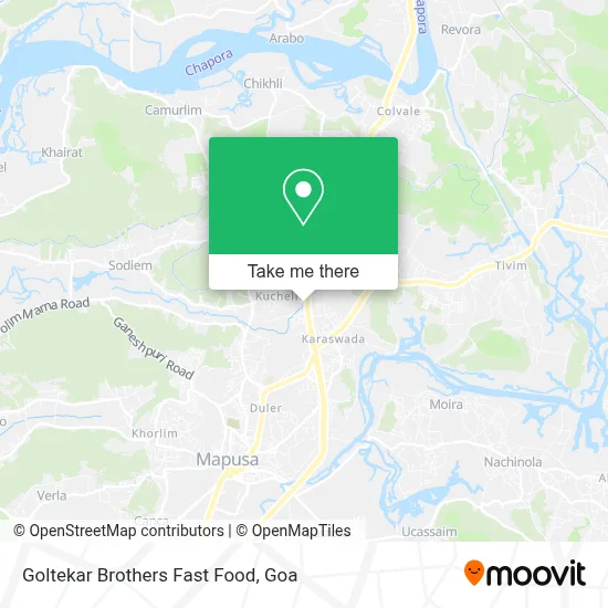Goltekar Brothers Fast Food map