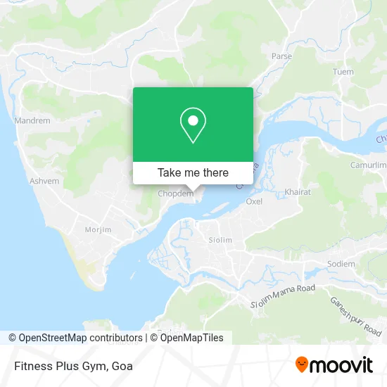 Fitness Plus Gym map