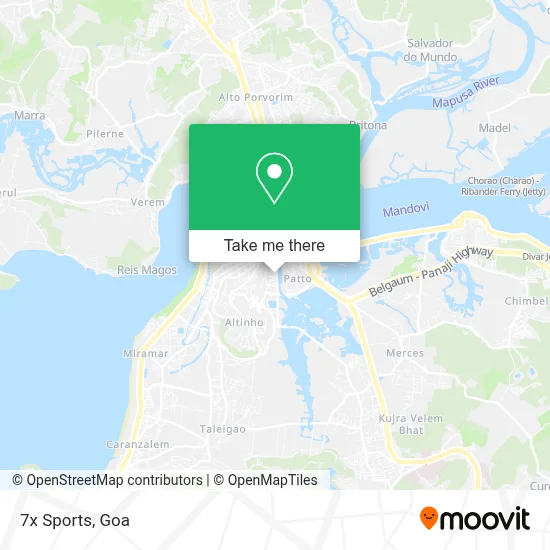 7x Sports map