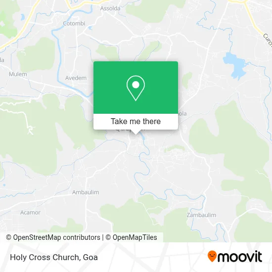 Holy Cross Church map