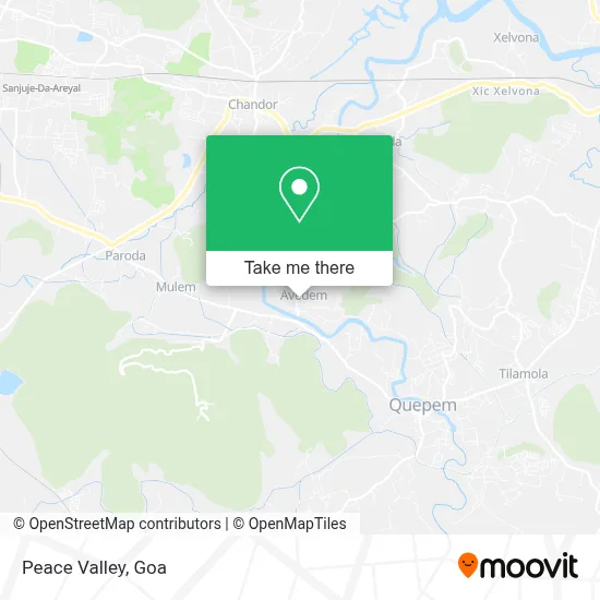 Peace Valley map