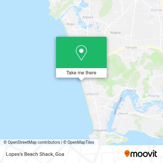 Lopes's Beach Shack map