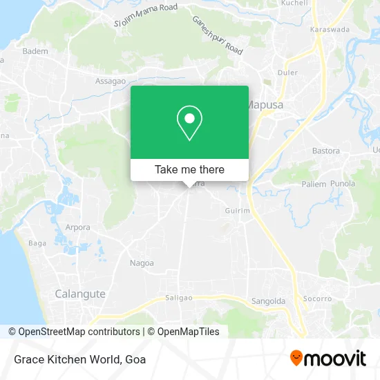 Grace Kitchen World map