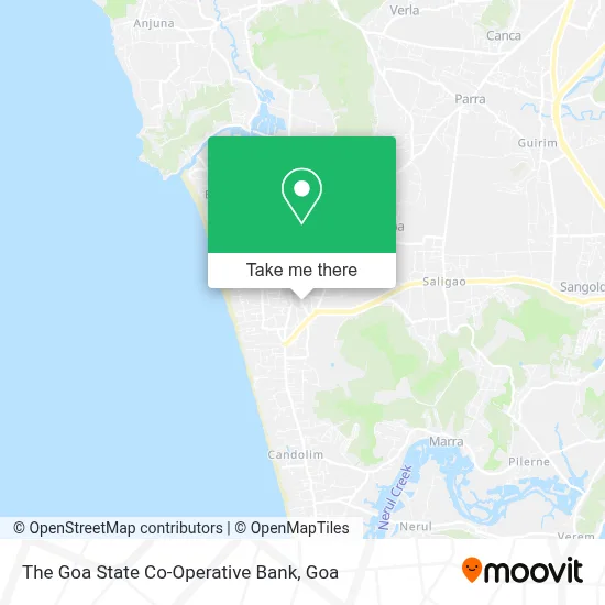 The Goa State Co-Operative Bank map