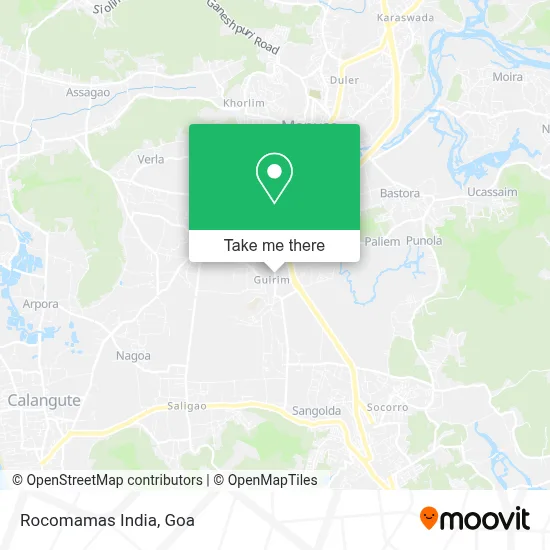 Rocomamas India map