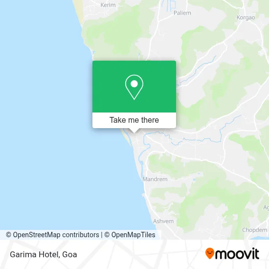 Garima Hotel map