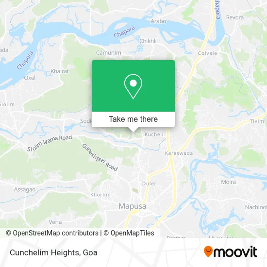 Cunchelim Heights map