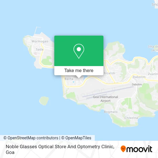Noble Glasses Optical Store And Optometry Clinic map