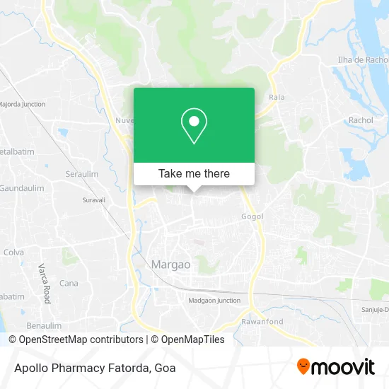 Apollo Pharmacy Fatorda map