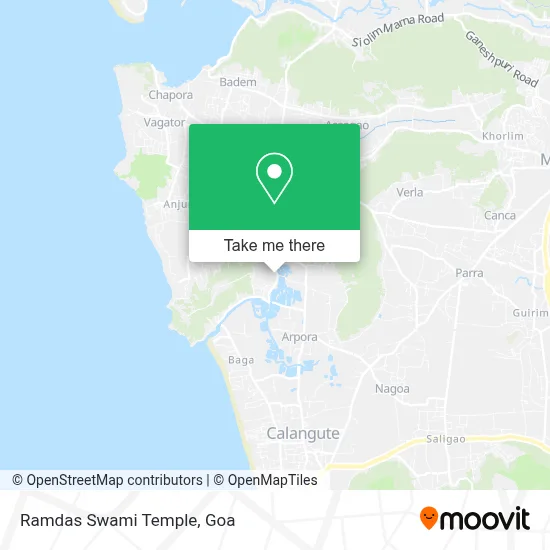 Ramdas Swami Mandir map