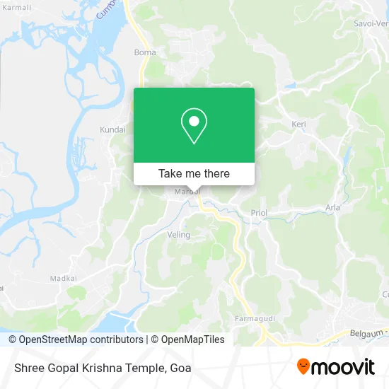 Shree Gopal Krishna Temple map