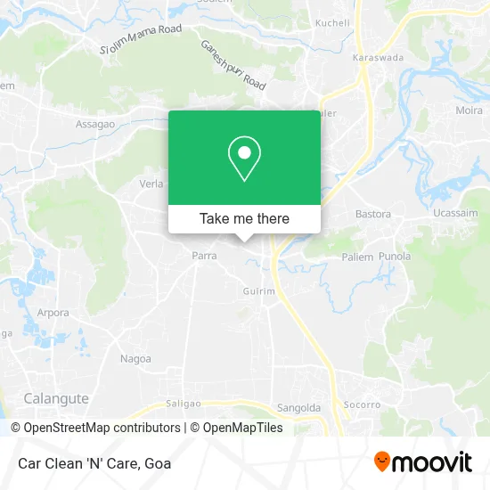 Car Clean 'N' Care map