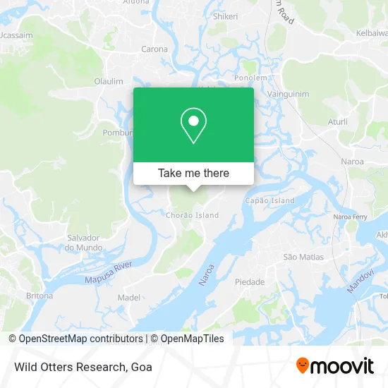 Wild Otters Research map
