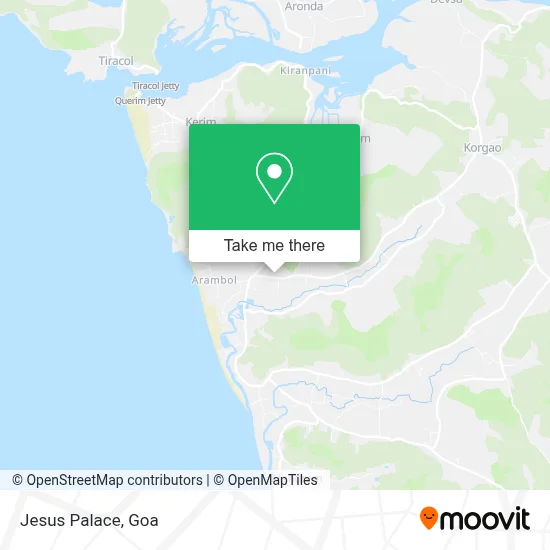 Jesus Palace map