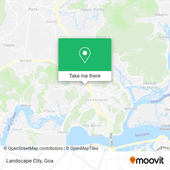 Landscape City map