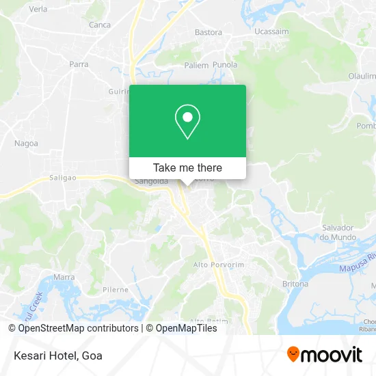 Kesari Hotel map