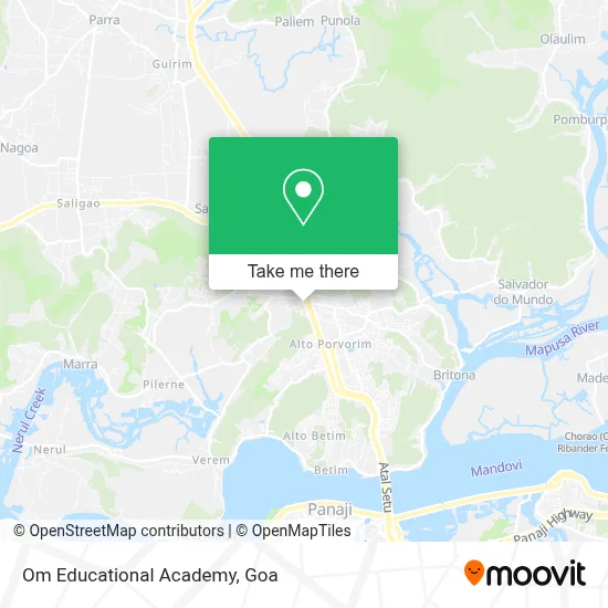 Om Educational Academy map