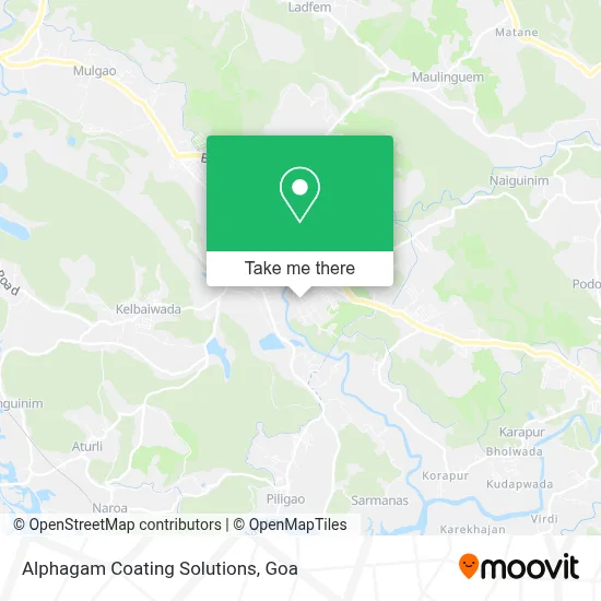 Alphagam Coating Solutions map