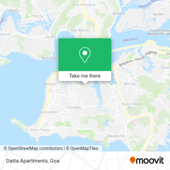 Datta Apartments map