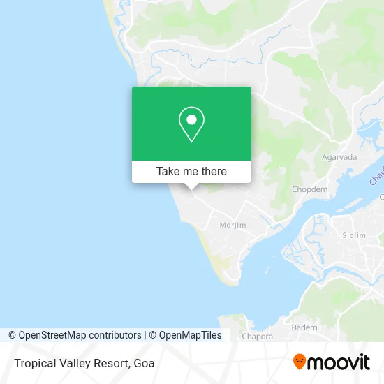Tropical Valley Resort map